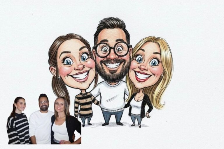 ki fotobox_caricarture_group