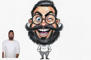 ki fotobox_caricarture_male